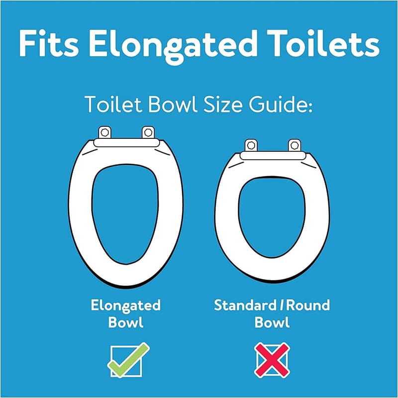 Carex Raised Toilet Seat Riser for Increased Height