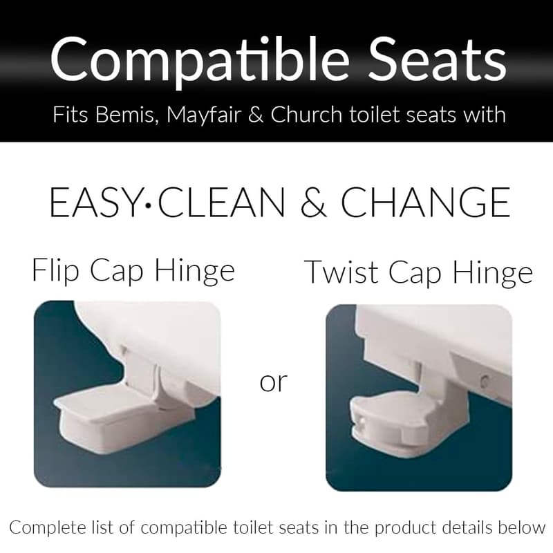 Toilet Seat Fastening Upgrade Kit - Mayfair Stay·Tite