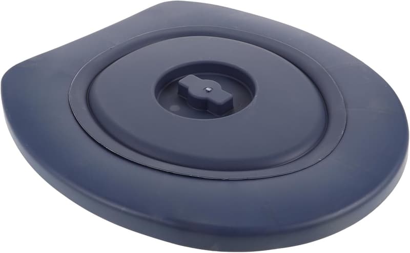 Portable Camping Toilet Seat with Lid - Comfortable for Elderly