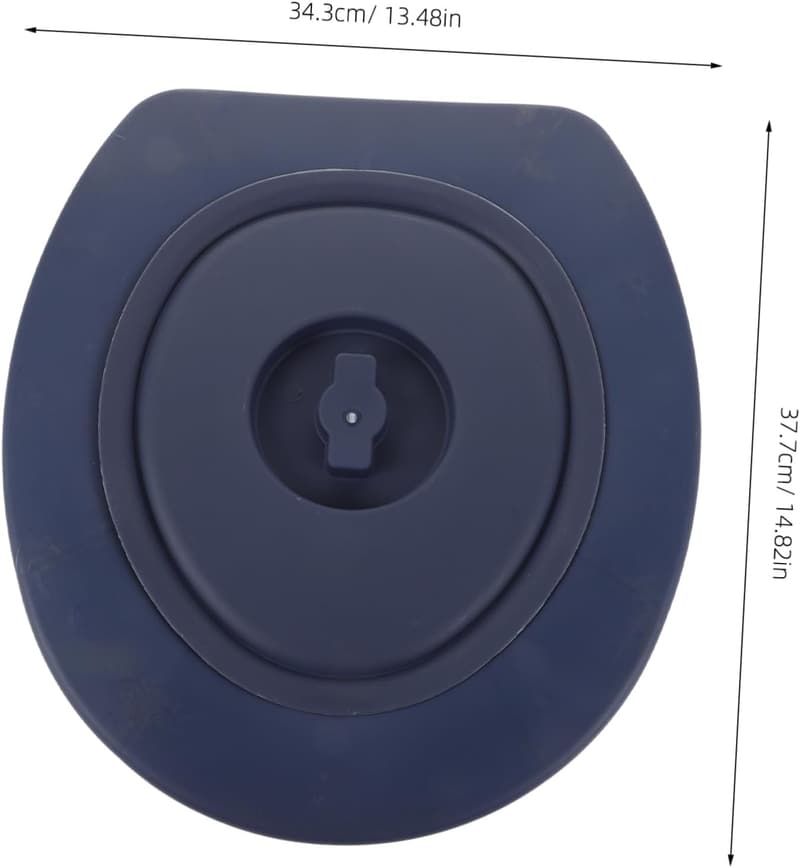 Portable Camping Toilet Seat with Lid - Comfortable for Elderly