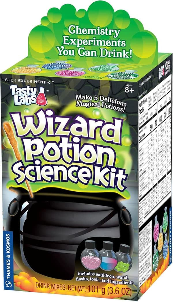Wizard Potion Science Kit - 5 Magical Drinkable Experiments