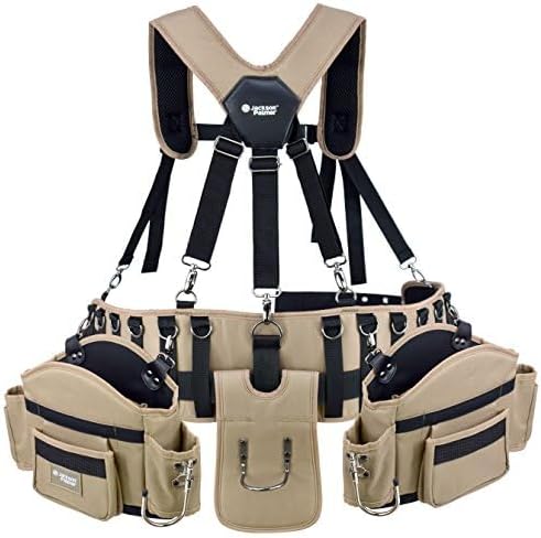 Professional Tool Belt - Comfort Rig in Tan & Black