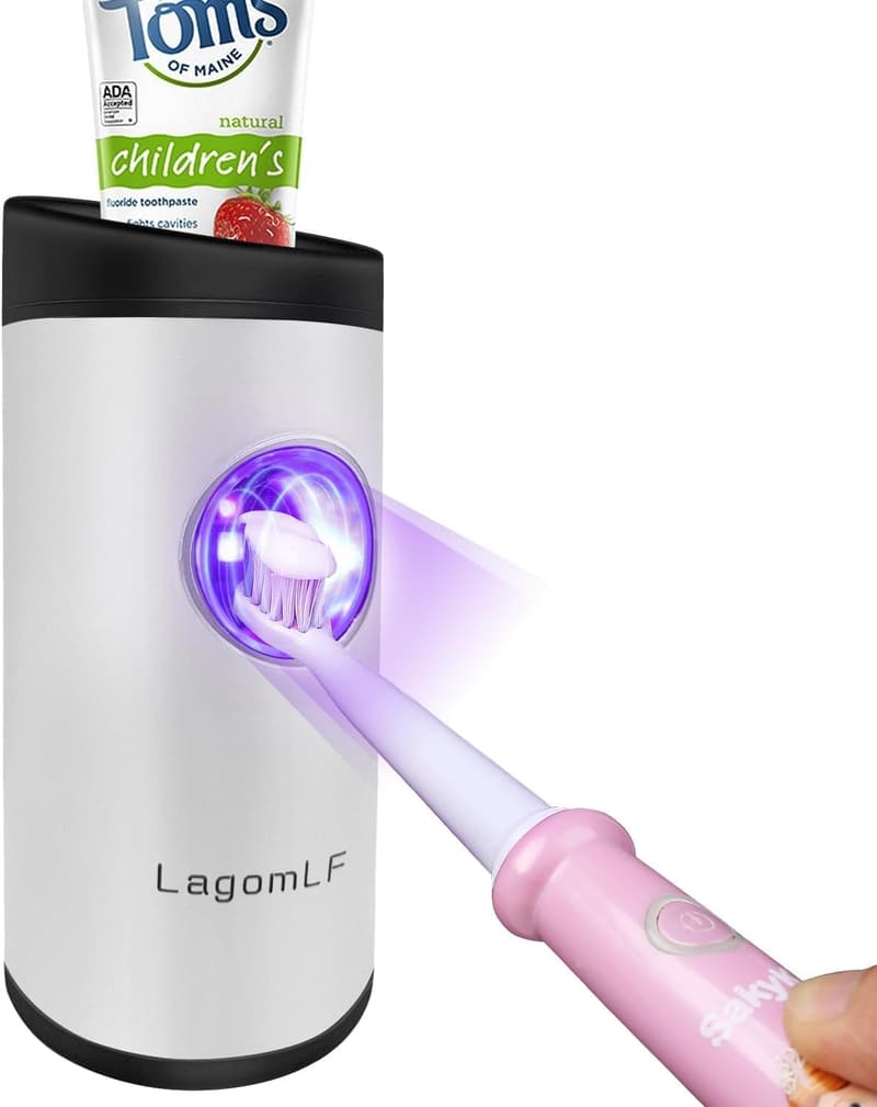 Automatic Toothpaste Dispenser for Kids & Adults - White