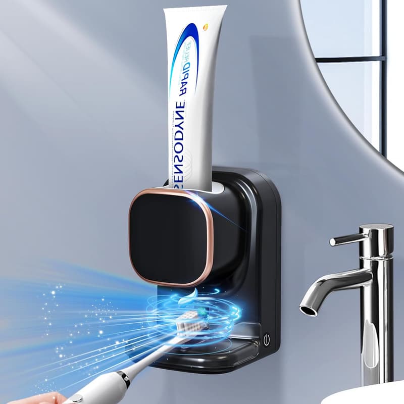 Wall Mounted Electric Toothpaste Dispenser for Kids & Adults