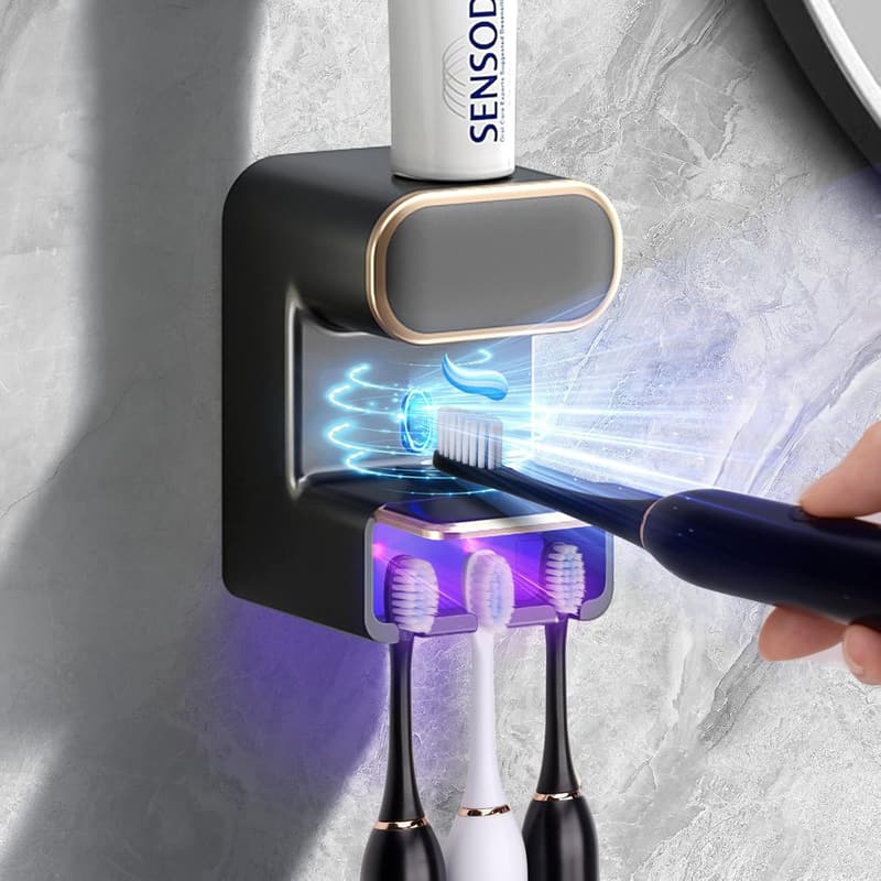 Wall-Mounted Automatic Toothpaste Dispenser for Kids & Adults