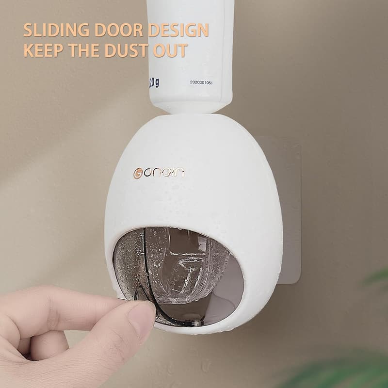 Automatic Wall-Mounted Toothpaste Dispenser for Kids (Grey)