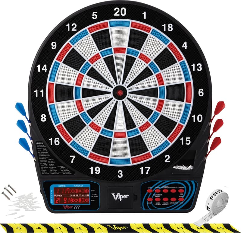 Viper 777 Electronic Dartboard with Auto-Scoring & LCD Display