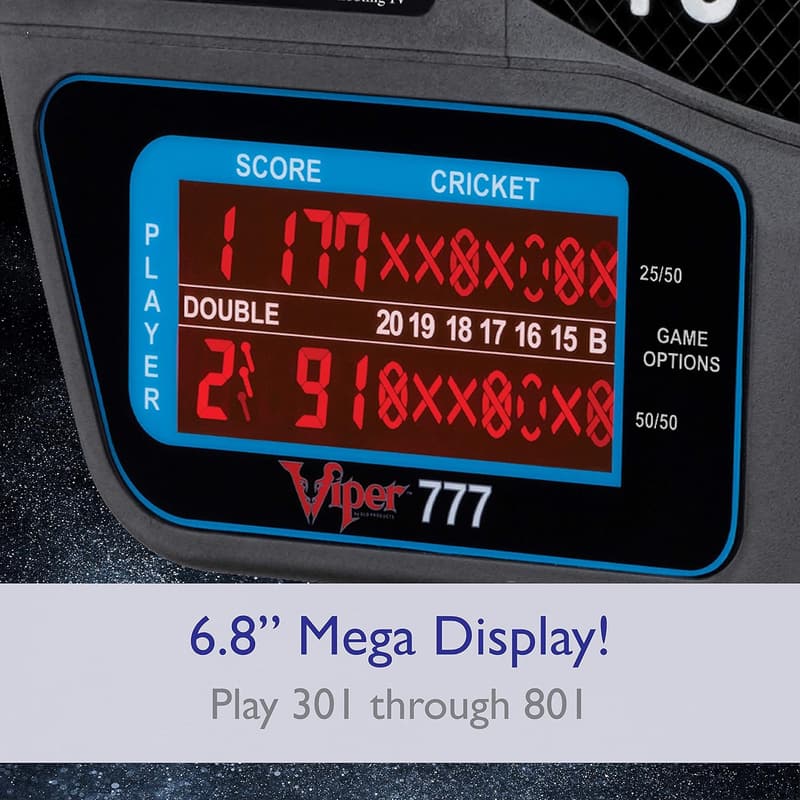 Viper 777 Electronic Dartboard with Auto-Scoring & LCD Display