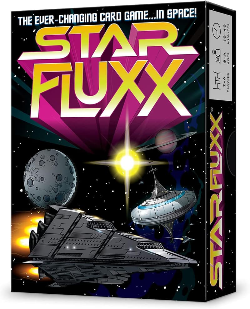 Star Fluxx Card Game - Space-Themed Fun for 2-6 Players
