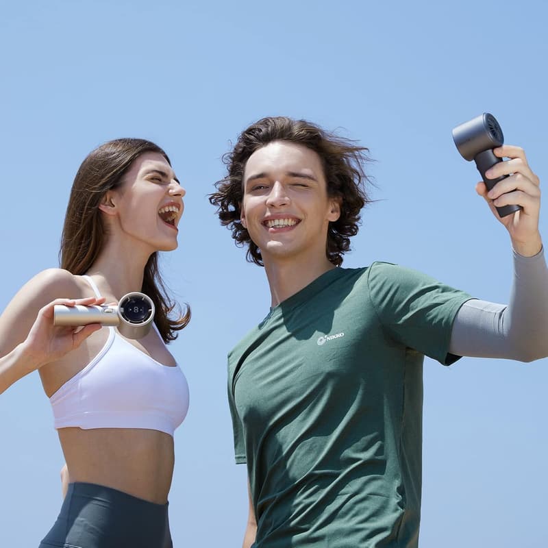 Adjustable Speed Mini Handheld Fan with 5000mAh Battery