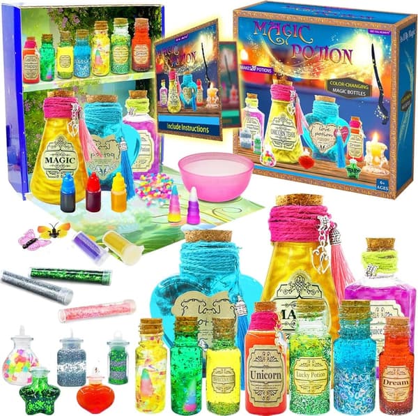 DIY Magic Potion Kit for Kids - Color Changing Bottles