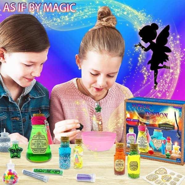 DIY Magic Potion Kit for Kids - Color Changing Bottles