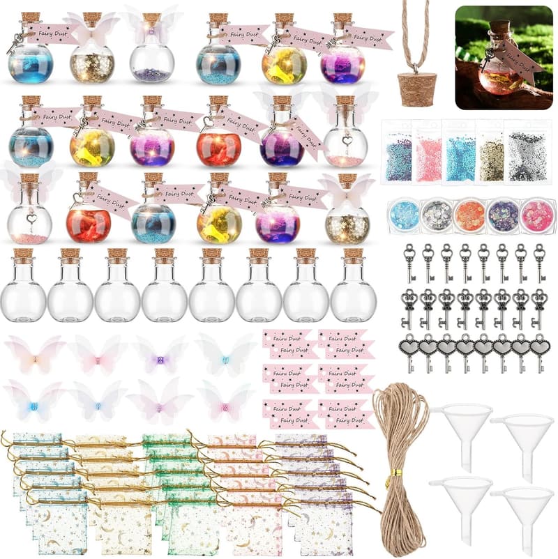 Fairy Theme Birthday Magic Potion Kit with 24 Bottles