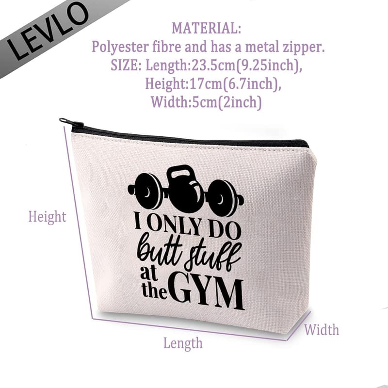 Fitness Makeup Bag for Sports Lovers - 