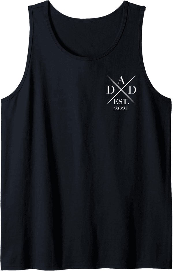 Est. 2021 Men's Dad Tank Top Gift