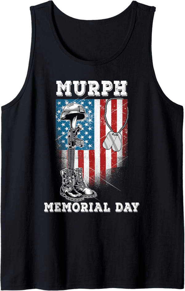 Memorial Day Murph Workout Challenge Tank Top