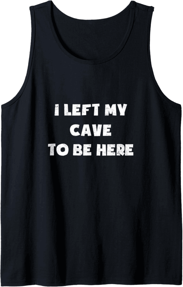 Funny Caveman Halloween Party Tank Top 2021