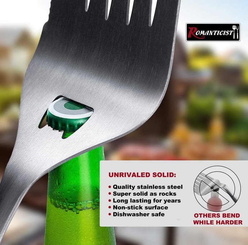 Father's Day Deluxe Grill Tools Set - 4pc Heavy Duty BBQ Accessories