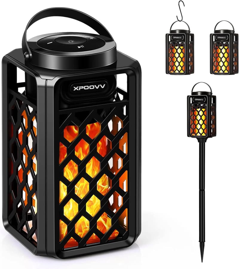 Waterproof Bluetooth Flame Speaker for Outdoor Decor