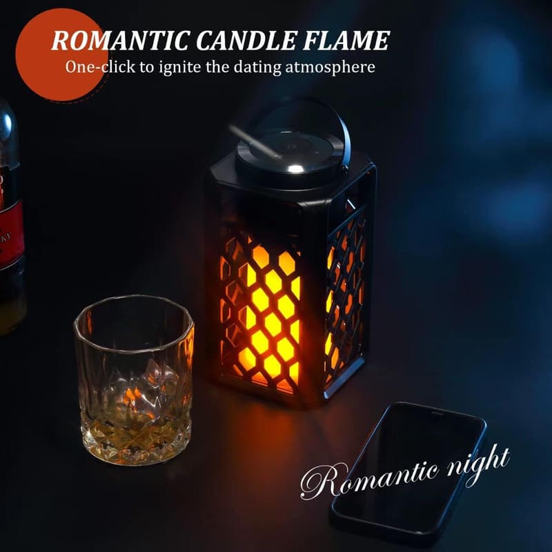 Waterproof Bluetooth Flame Speaker for Outdoor Decor