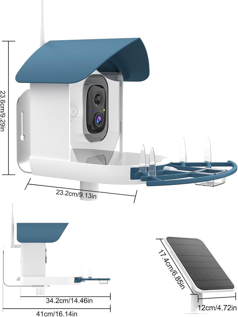 Smart Bird Feeder with Camera & AI Species Identification