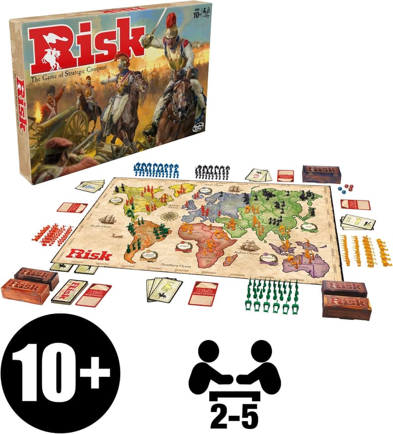 Strategy Board Game for 2-5 Players, Ages 10+
