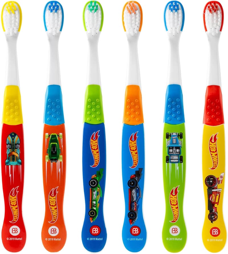 Kids' Toothbrush Pack with Soft Bristles - 6PK for Ages 2-4