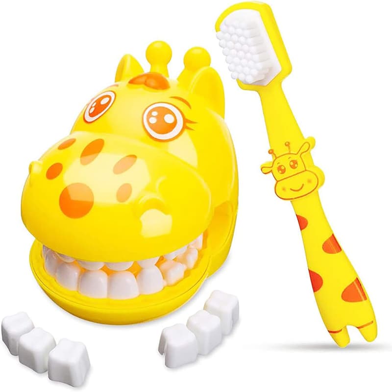 Children's Giraffe Tooth Brushing Role Play Toy