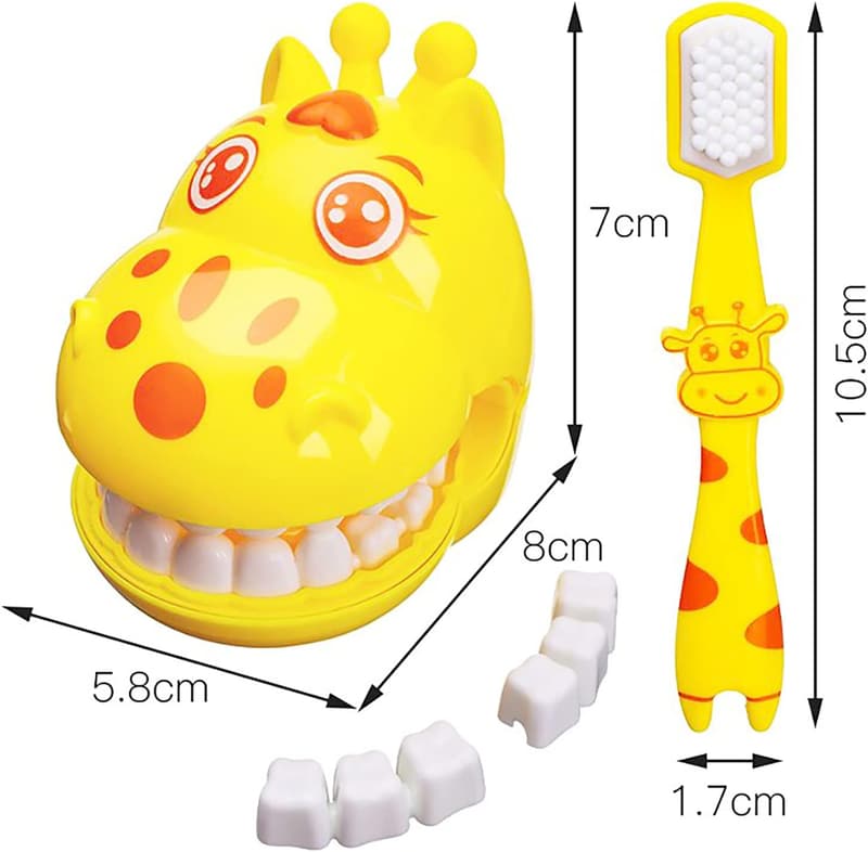 Children's Giraffe Tooth Brushing Role Play Toy