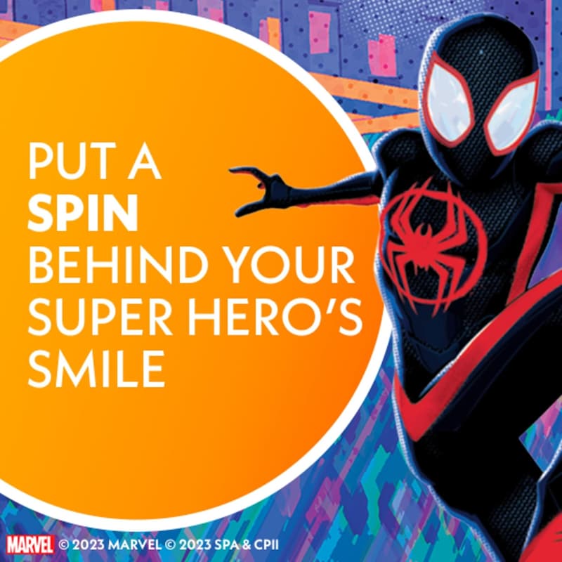 Spiderman Powered Toothbrush for Kids - Arm & Hammer