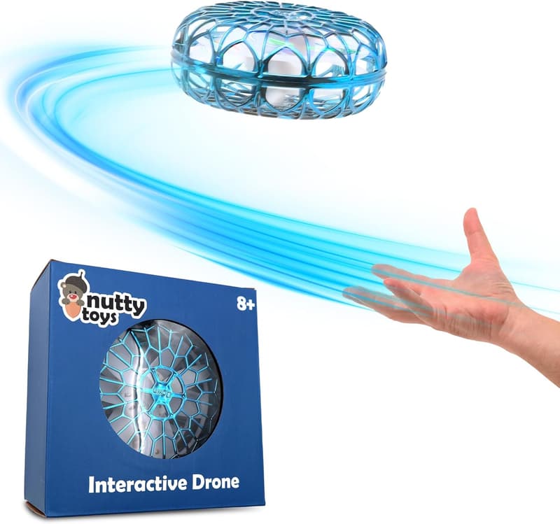 Easter Gift: NUTTY TOYS Interactive Light-Up Drone Boomerang