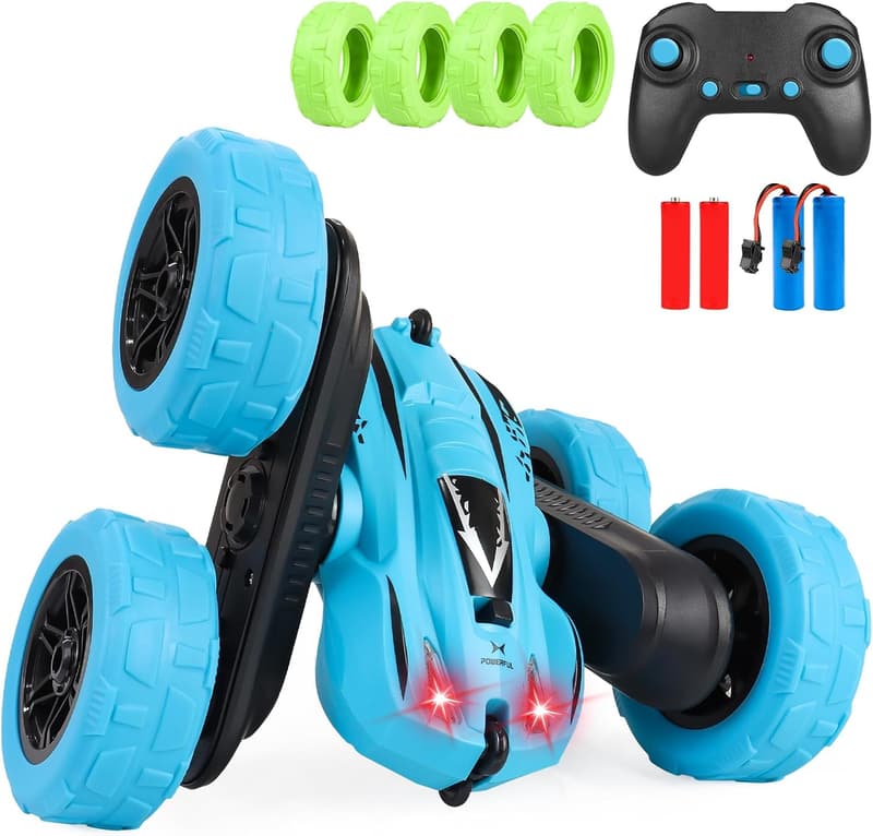 4WD Off-Road Crawler RC Vehicle with Lights for Kids 4-8