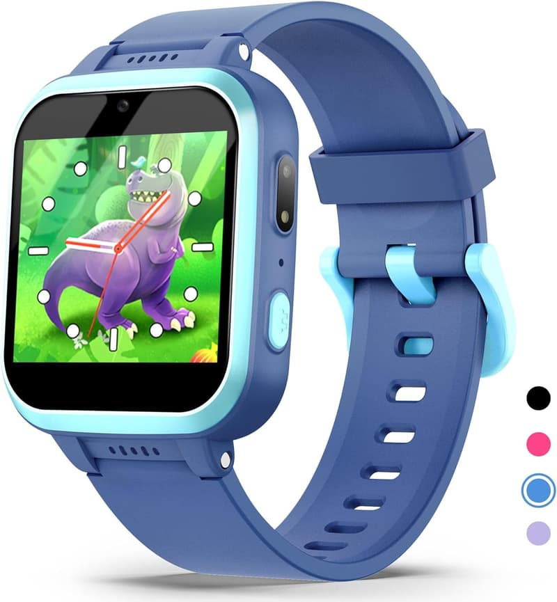 Kids Smartwatch with Touch Screen, Games, & Camera - Gift for Ages 6-13