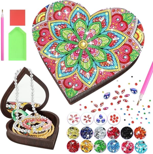 Diamond Painting Kit for Kids - Craft Activity for Girls 8-12