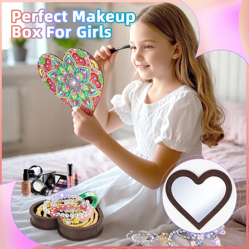 Diamond Painting Kit for Kids - Craft Activity for Girls 8-12