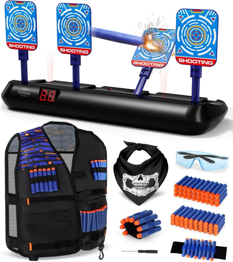 Nerf Shooting Targets Set for Kids (Ages 3-13)