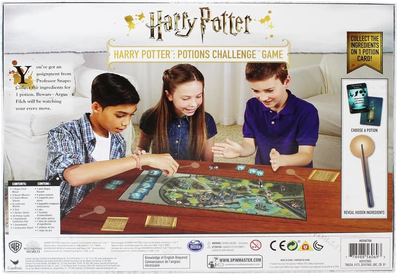 Harry Potter Potions Challenge Board Game for All Ages