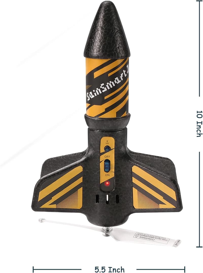Motorized Air Rocket Launcher for Kids - 200 ft Altitude