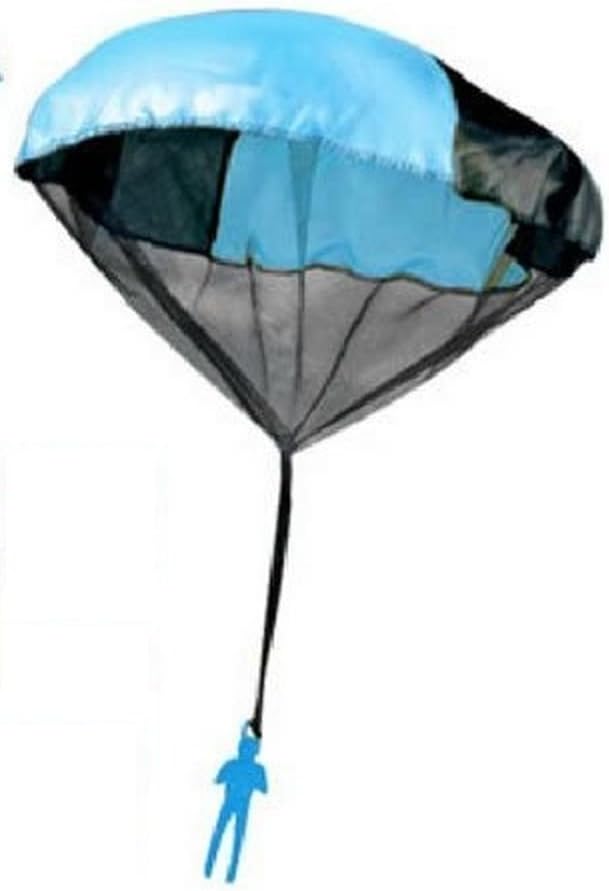 Parachute Skydiver Toy with Launcher - Tangle-Free Design
