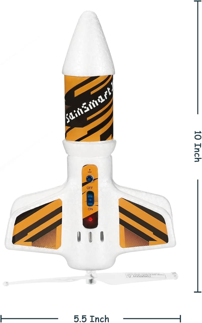 Motorized Rocket Launcher for Kids - Launches Up to 200 ft