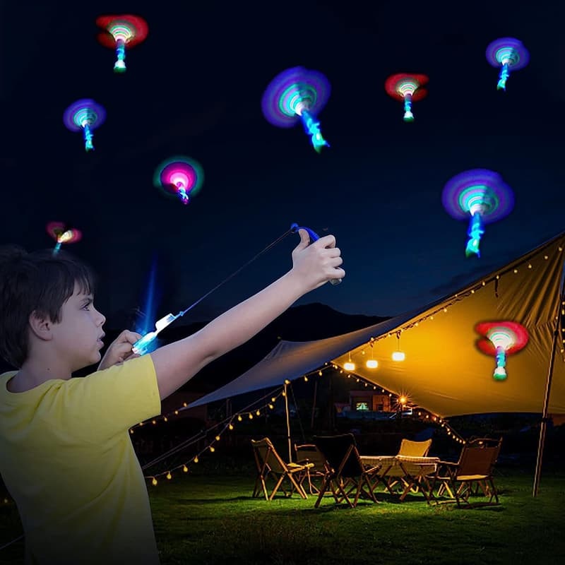 Birthday Party Slingshot Rocket Launchers - Parachute Toys for Kids