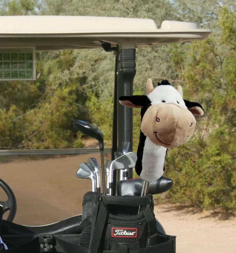 Happy Cow Golf Driver Headcover - Novelty Animal Design