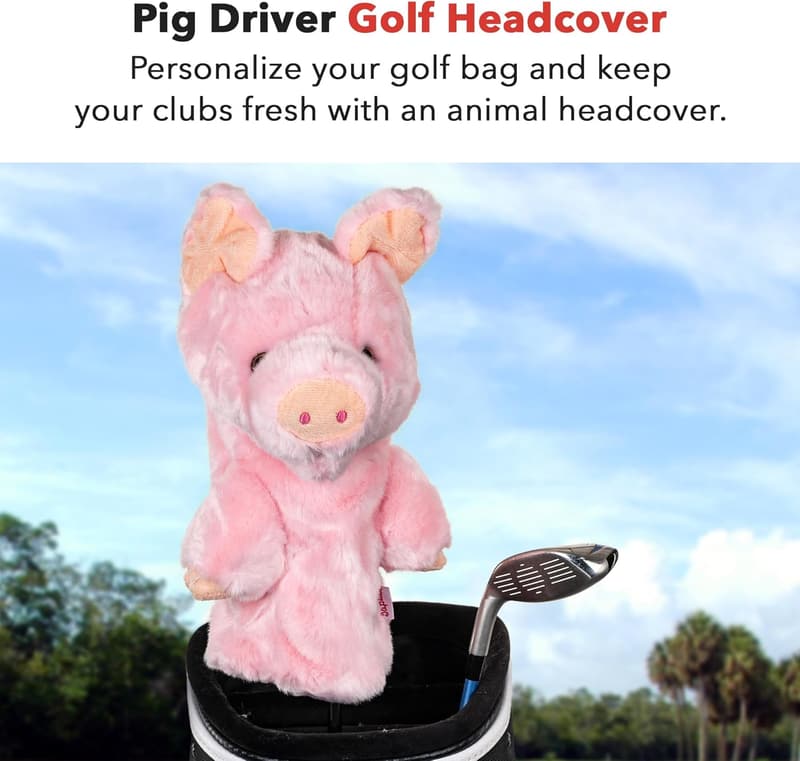 Funny Pig Driver Headcover | Premium Stylish Protection for Golf Clubs