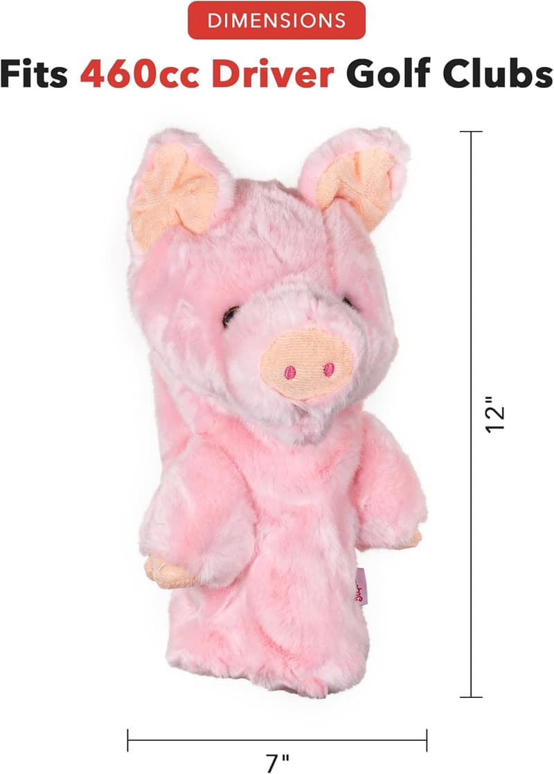 Funny Pig Driver Headcover | Premium Stylish Protection for Golf Clubs