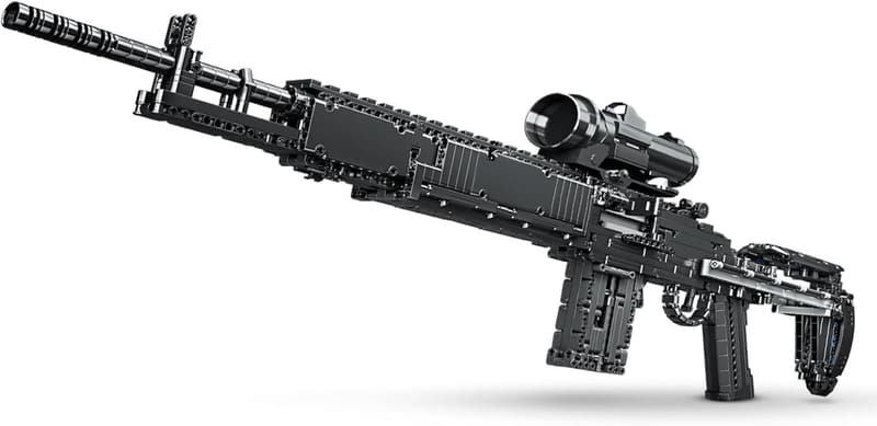 DIY Sniper Model Gun Set - 1468PCS Building Blocks for Ages 8+