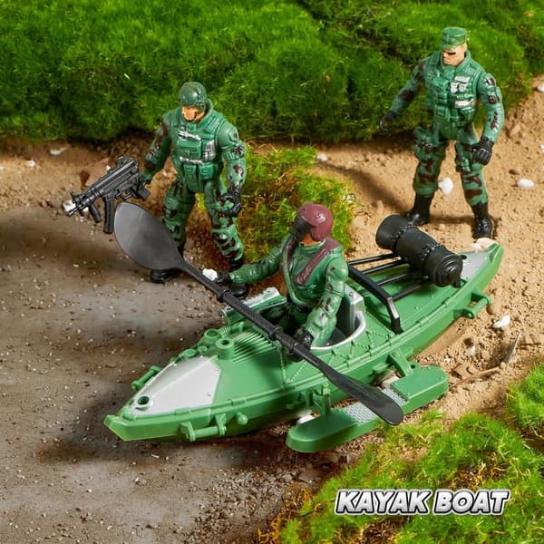 10-in-1 Military Helicopter Toy Set with Light & Sound