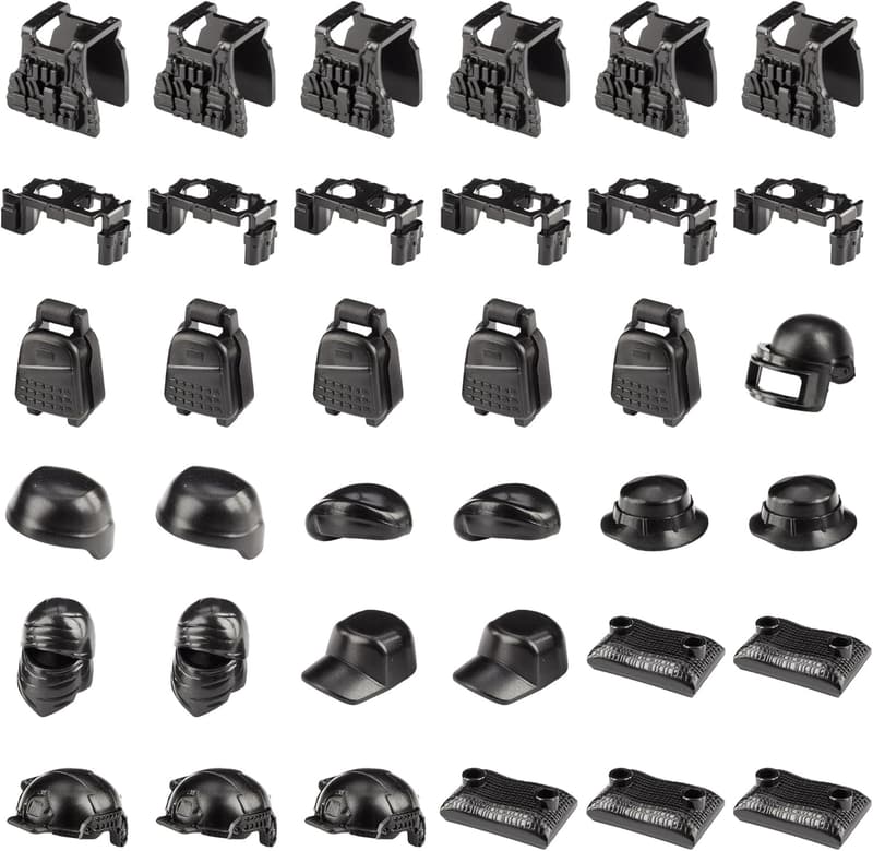 Military Toy Soldiers Set with 83 Weapons, 3+ Years