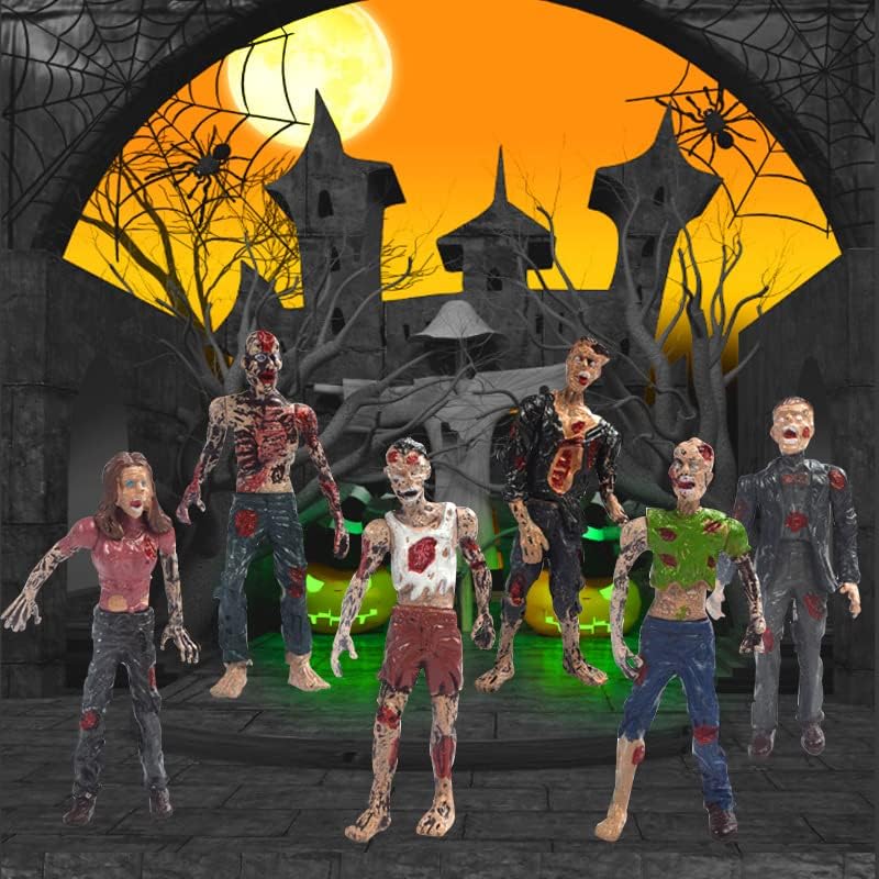 Zombie Battle Action Figure Playset for Kids & Adults (12PCS)