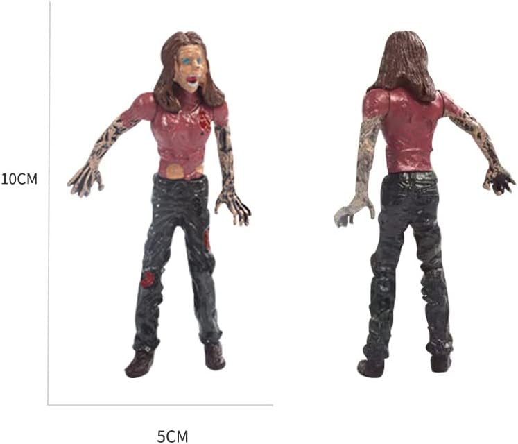 Zombie Battle Action Figure Playset for Kids & Adults (12PCS)