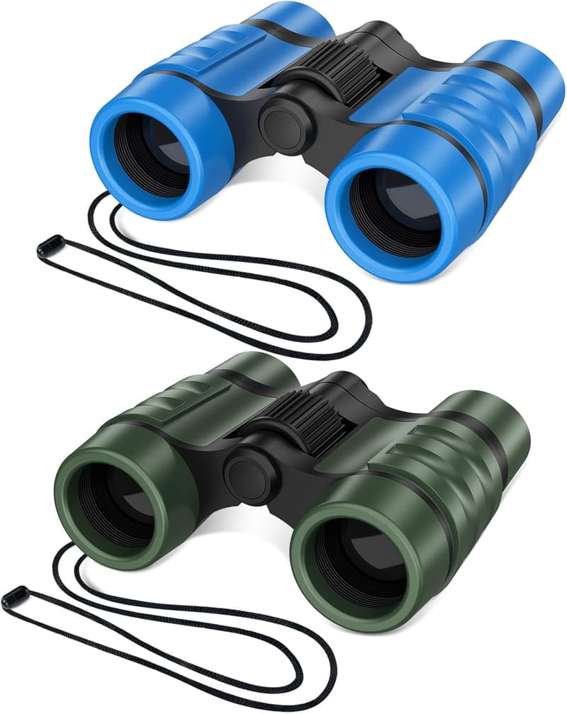 Kids' Binoculars Set for Outdoor Play and Adventure, Ages 3-12